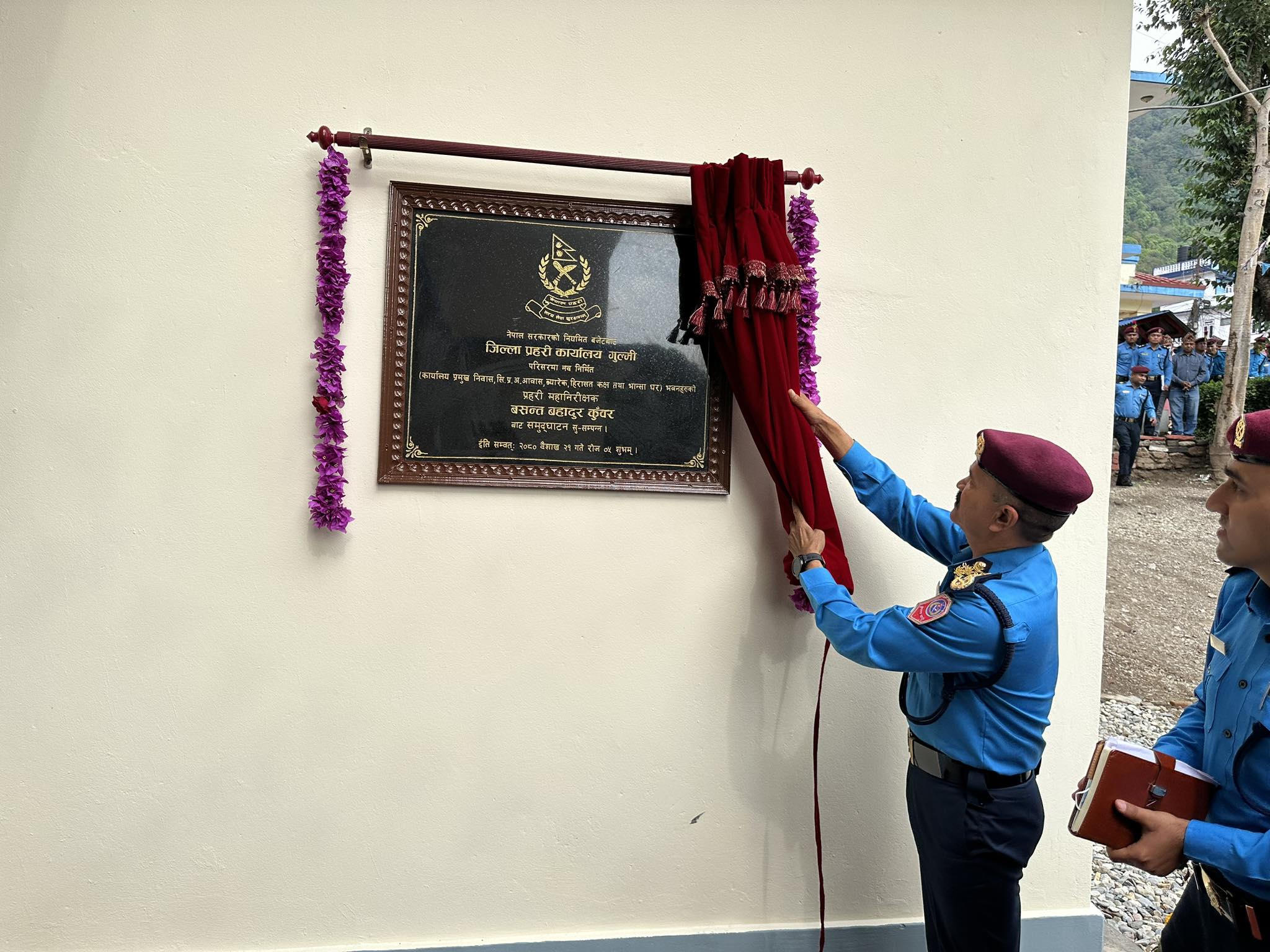 आईजीपी कुँवरद्वारा जिप्रका गुल्मी परिसरमा नवनिर्मित भवनको उद्‍घाटन (फोटोफिचर)